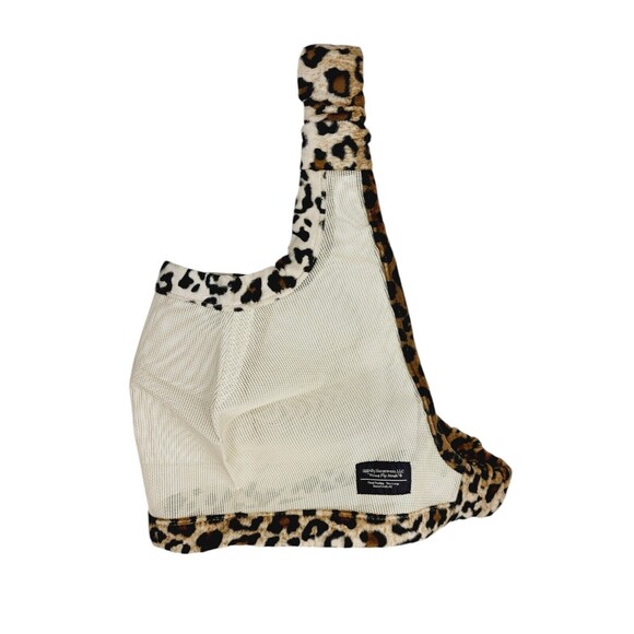 Vintage Hillbilly Horsewear Venus Fly Mask Cheetah Leopard Print Mesh Mask NEW - Picture 4 of 9